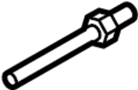 View A/C Compressor Shaft Full-Sized Product Image