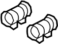 View Clamp. Pipe. Muffler. (Front, Rear) Full-Sized Product Image
