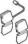 View Disc Brake Pad Set (Front) Full-Sized Product Image