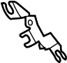 View Brake Hydraulic Line Bracket (Rear, Lower) Full-Sized Product Image