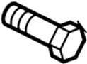 View Seat Belt Lap and Shoulder Belt Bolt (Front, Upper, Lower) Full-Sized Product Image