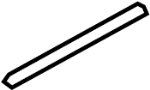 View Side trim. Sunroof Molding. Sunroof Opening Trim.  Full-Sized Product Image
