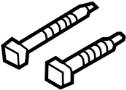 View Bumper Cover Bolt (Upper, Lower) Full-Sized Product Image