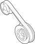 077121031B Engine Cooling Fan Clutch Pulley. Tension Pulley.