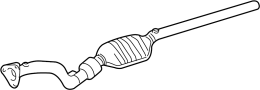 View Catalytic Converter (Front) Full-Sized Product Image