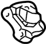 View Bracket. Muffler. (Front, Rear, Upper) Full-Sized Product Image