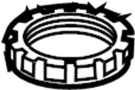 View Fuel Tank Sending Unit Lock Ring Full-Sized Product Image
