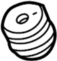 8E0505145L Suspension Crossmember Insulator (Front)
