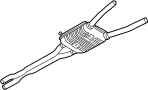 4B3253409B Exhaust Muffler