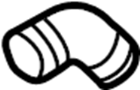 View Radiator Coolant Hose (Front, Rear, Upper, Lower) Full-Sized Product Image