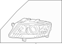 4F0941029FA Headlight