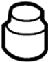 View A/C Service Valve Cap (Rear) Full-Sized Product Image