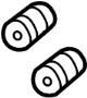 View Hood Stop Buffer (Rear) Full-Sized Product Image