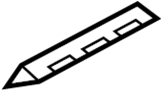 4F0803113 Fender Rail Reinforcement (Rear, Upper, Lower)
