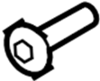 Image of Bolt. Screw. CV Joint Bolt. Engine. image for your 1988 Porsche 911   