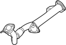 Image of Exhaust Pipe (Front) image for your 2025 Audi Q8   