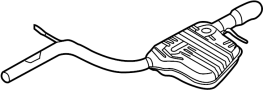 View Exhaust Muffler (Rear) Full-Sized Product Image 1 of 2