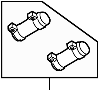 View Clamp. Muffler. Pipe. (Front, Rear) Full-Sized Product Image