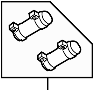 View Clamp. Muffler. Pipe. (Front, Rear) Full-Sized Product Image