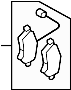 View Disc Brake Pad Set (Front) Full-Sized Product Image