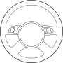 8K0419091BKURG Steering Wheel