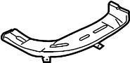 View Instrument Panel Air Duct (Rear, Lower) Full-Sized Product Image 1 of 1
