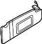 Image of Sun Visor image for your 2011 Audi A5 2.0L A/T Quattro  Base Coupe 