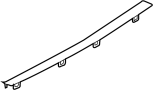 View Bumper Trim (Rear, Upper, Lower) Full-Sized Product Image 1 of 1