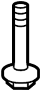 View Bumper Impact Bar Bolt Full-Sized Product Image 1 of 2