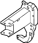 Image of Bumper Impact Bar Bracket (Front) image for your 2017 Audi A3  Premium Plus Convertible 