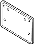 View License Plate Bracket Full-Sized Product Image
