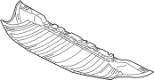 View Radiator Support Splash Shield (Front, Lower) Full-Sized Product Image 1 of 2
