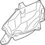 View Engine Control Module (ECM) Cover (Lower) Full-Sized Product Image