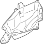 View Engine Control Module (ECM) Cover (Lower) Full-Sized Product Image
