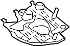 View Engine Oil Sump Windage Tray. Insert. Oil Pan Baffle.  Full-Sized Product Image