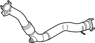 View Exhaust Intermediate Pipe. (Front) Full-Sized Product Image