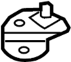 View Vapor Canister Bracket Full-Sized Product Image 1 of 3