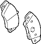 View Disc Brake Pad Set (Front) Full-Sized Product Image