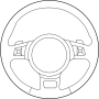 4G0419091BLIWJ Steering Wheel