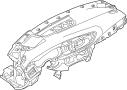 View 4G1857001E24A Full-Sized Product Image for your 2013 Audi S6   