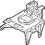 View Radio Amplifier Bracket (Upper) Full-Sized Product Image 1 of 2