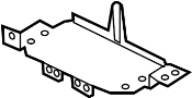 View Power Seat Control Module Bracket Full-Sized Product Image