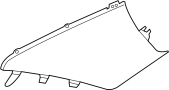 4G5867246AJY1 Interior Quarter Panel Trim Panel (Upper, Lower)