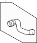 View Radiator Coolant Hose (Upper) Full-Sized Product Image 1 of 5