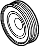 View A/C Compressor Clutch Pulley Full-Sized Product Image 1 of 2