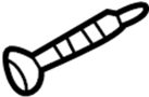 View Bumper Cover Bolt (Upper, Lower) Full-Sized Product Image