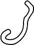 View Engine Coolant Overflow Hose.  Full-Sized Product Image