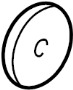 View A/C Refrigerant Line Grommet Full-Sized Product Image 1 of 2