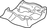 4B1953512D7PF Steering Column Cover (Lower)