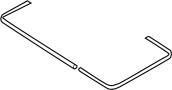 View Sunroof. Gasket. Glass. Seal.  Full-Sized Product Image